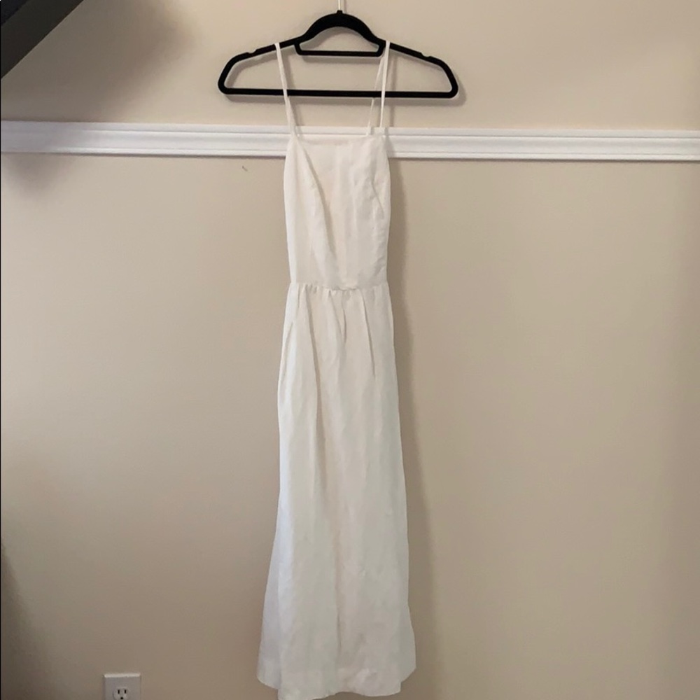 White Abercrombie Maxi Dress